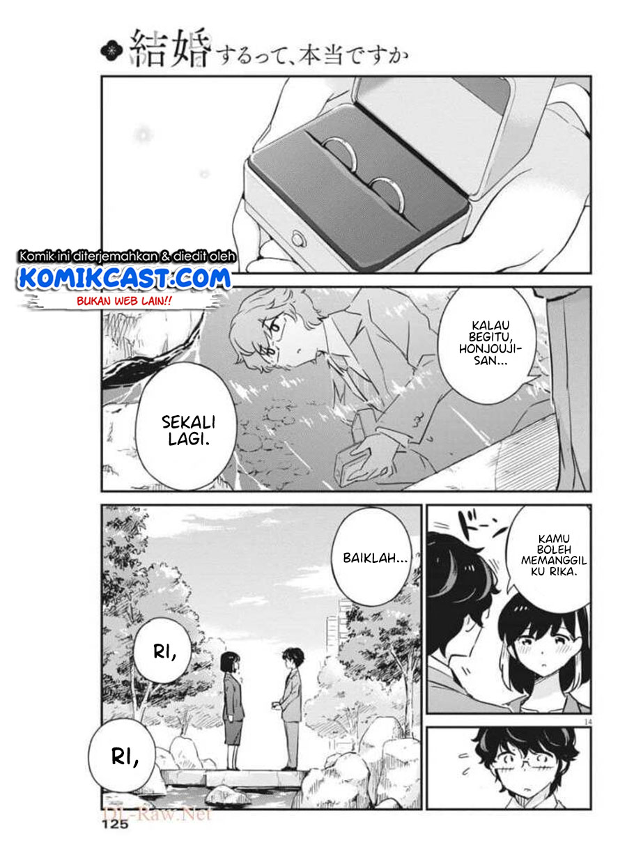Kekkon Surutte, Hontou Desu ka? Chapter 50 Gambar 15